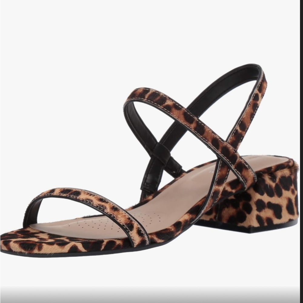 New Kenneth Cole Maisie low block heel in leopard- size 8.5